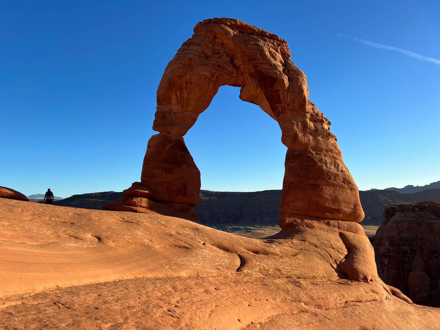 Sunset the night before at Delicate Arch