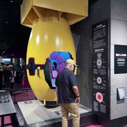 Model of "Far Man" Showing Plutonium Core