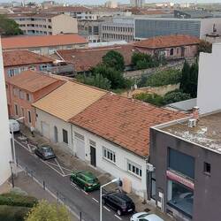 Blick aus dem Hotelfenster