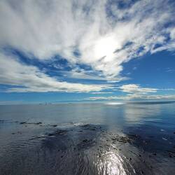 Ozeanblick bei bestem Wetter.