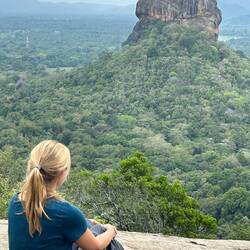 view to Sigiriya Rock