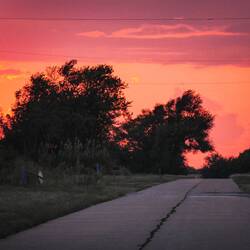 Sunset on Route 66