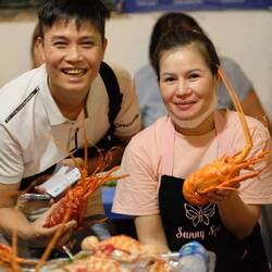 Ehepaar San hat das allerbeste Seafood