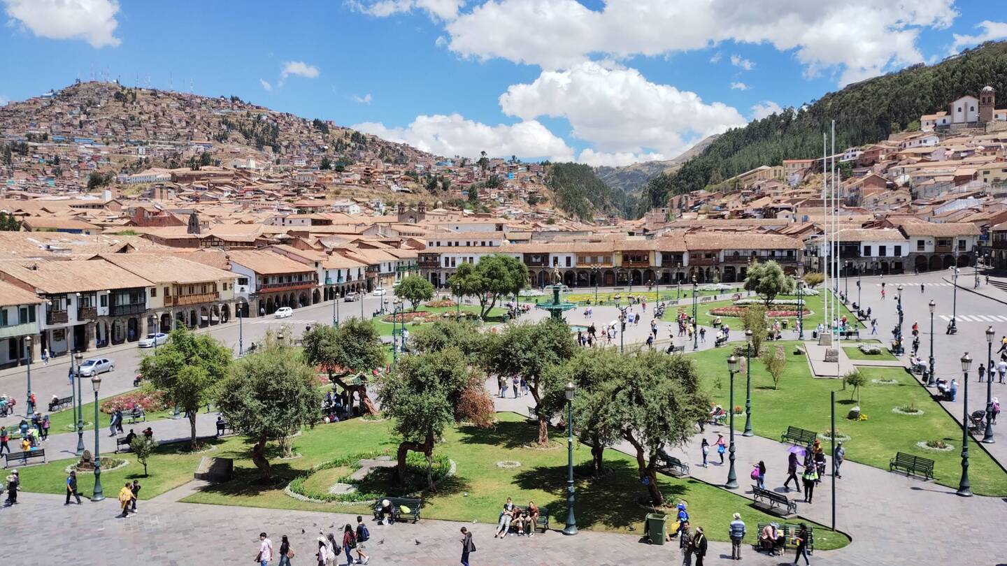 Der Plaza Mayor von Cusco