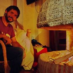 In der wir auch ein Feuerchen machen konnten :)