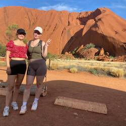 Uluru mit Nina