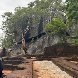 this rock would have slid down in case of an attack