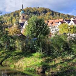 Blick auf Pegnitz