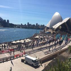 Zieleinlauf an der Sydney Opera