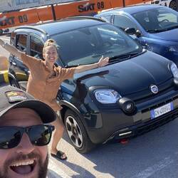 Our hire car