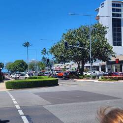 Outside out hotel in Cairns