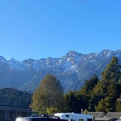 View we woke up to at campsite