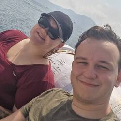 Entspannung auf dem Sonnendeck während der Rückfahrt