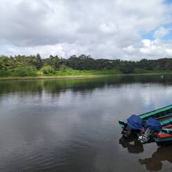45 minutes from Suva. So pretty and quiet they used it to shoot Anaconda 2