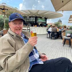 Cheers from Base Bar