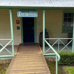 Trout fishing museum at Salmon Ponds