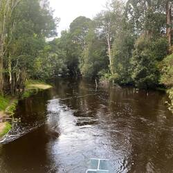 Tyenna river in Maydena