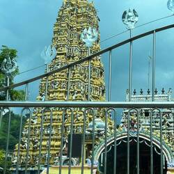 ein tempel fährt vorbei