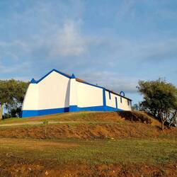 Schlafplatz bei einer Einsiedelei oberhalb Grândola.