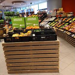 Leurs rayons fruits et légumes !