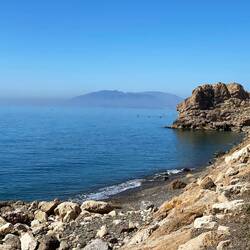 Ausblick auf dem Radweg nach Málaga