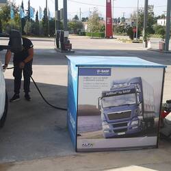 Die einzige AdBlue Tankstelle in ganz Griechenland