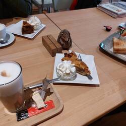 Kaffeetrinken waren wir in Belgien 2 Sek von NL