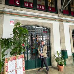 Entrance from the station side
