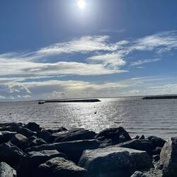 Fernsicht in Châtelaillon, ca. 20 km SW von LR (17)