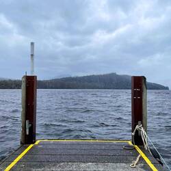 Boat ramp at Lake St Clair