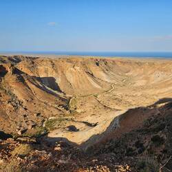 The Cape Range mountains behind Exmouth had some amazing gorges and valleys