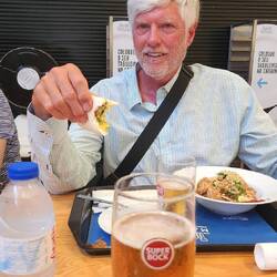 Scott had Oriental food