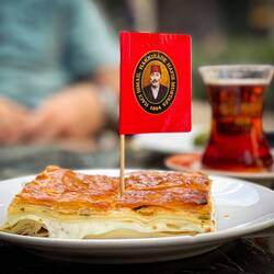Su Böreği is a popular savory pastry ... Hafız Mustafa ... Galataport — İstanbul, Türkiye.