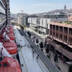 Galataport is a hubbub of activity — İstanbul, Türkiye.