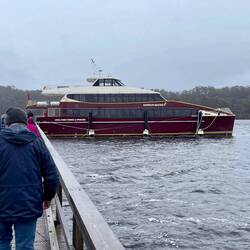 World Heritage Cruise boat at Sarah Island
