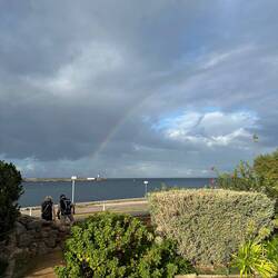 Regenbogen-heute sehr viele gesehen, nicht nur in Calvi