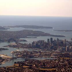 Flying into Sydney