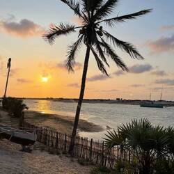 Sonnenuntergang in Belo sur Mer