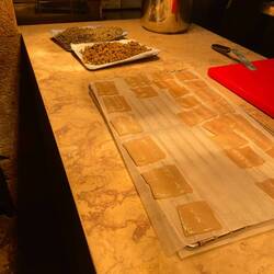 Prep work for dinner sitting