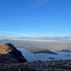 Looking down on Lake Burbury
