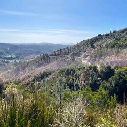 Some of the many bends heading into Queenstown