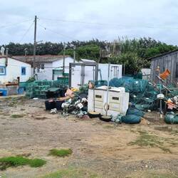 Arbeiterbehausungen beim Fischerhafen kurz vor dem Ziel!