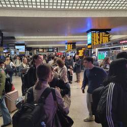 A train agent actually yelled at us because we were so confused.