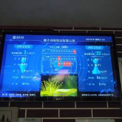 Indication of free restrooms at the entrance of the nice facility