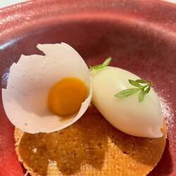 Sweet egg cream and lemon