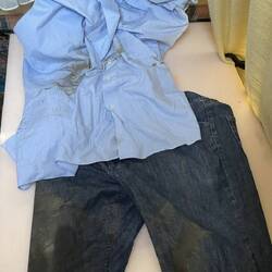 Nach dem Ausbuddeln des Campers