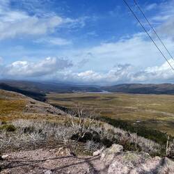 Looking from lookout on Black Bluff Range