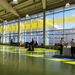 Im Terminal, beim Check In