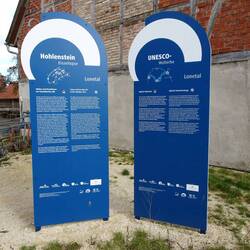 Schautafeln in Lindenau