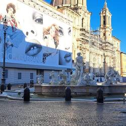 Piazza Navona vuota!